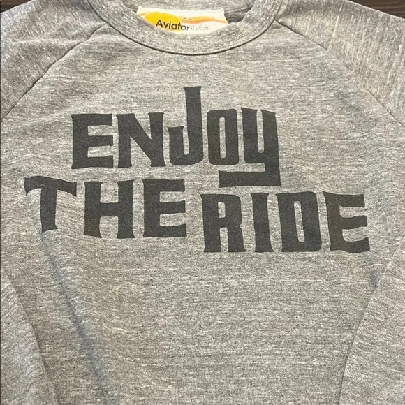 Aviator Nation Gray Crewneck Sweater - Picture 4 of 8